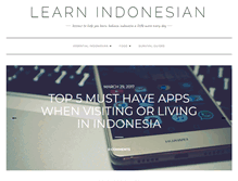 Tablet Screenshot of learnbahasaindonesia.com